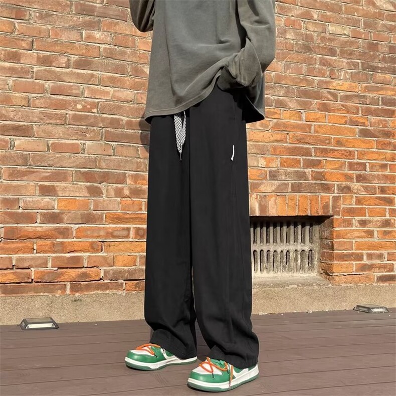 男秋季新款港风纯棉斜纹休闲裤LK76P35,男装休闲裤,星座1116-2