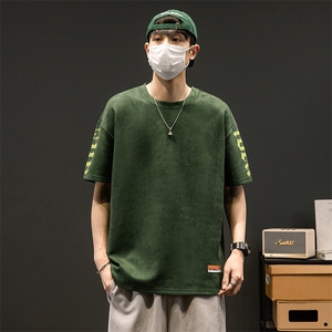 新款短袖男创意灰墙夏季t恤休闲百搭印花圆领T恤男上衣TC3136-P35