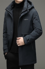 90%白鹅绒中青年男士连帽可卸商务休闲羽绒服冬季保暖ZG2922-P360，男装羽绒服，电商B212（原钱塘6029）