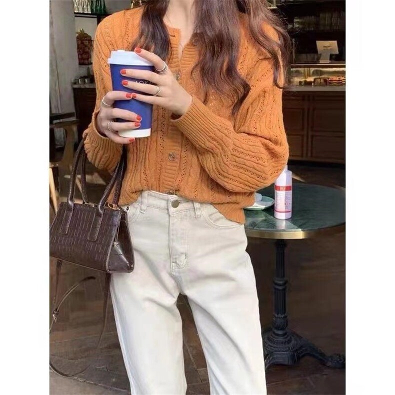 现货～2021春季时髦小开衫，女装，LMNC