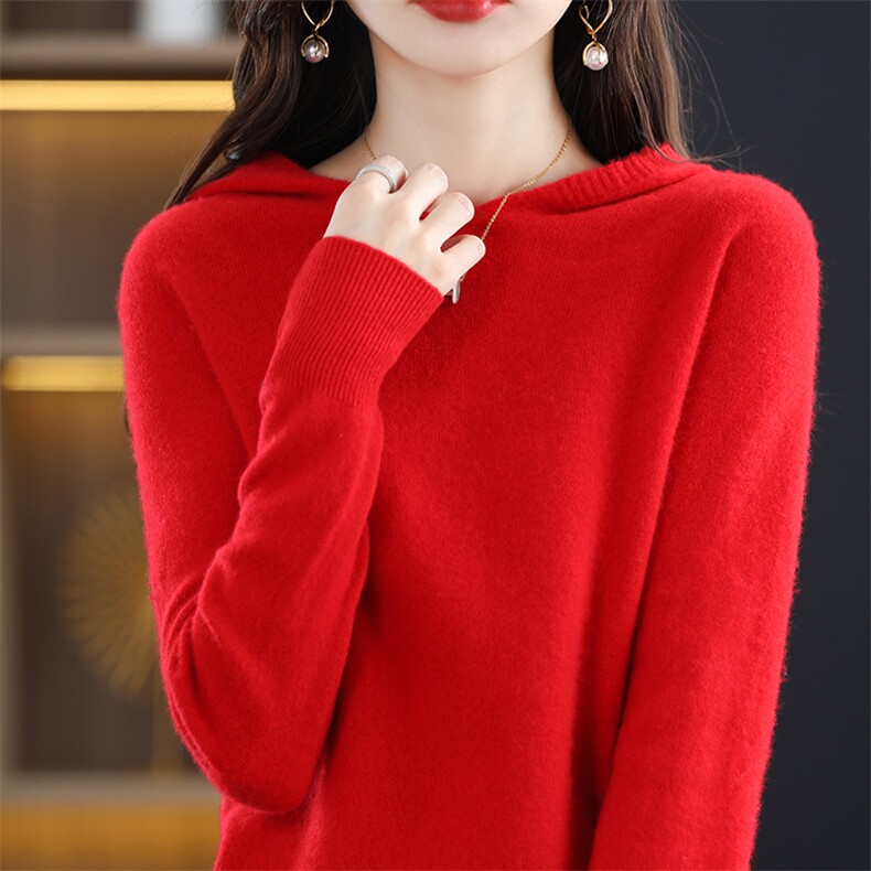 2024秋季新款长袖短款羊毛上衣通勤百搭,女装羊毛衫,美轩羊绒