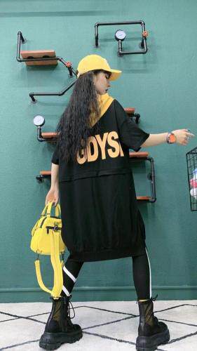 欧韩时尚宽松韩版连衣群裙韩版精品时尚韩版衫，女装，格调元素