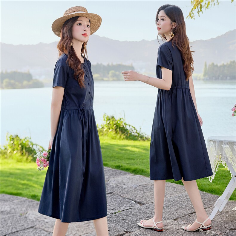 6312时尚气质显瘦连衣裙，女装连衣裙，倪叶myz