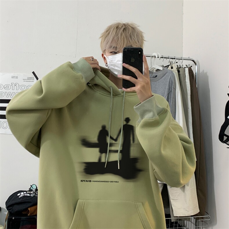 ！连帽圆领卫衣男装港风帽衫男LM138-P35,男装卫衣,电商B367