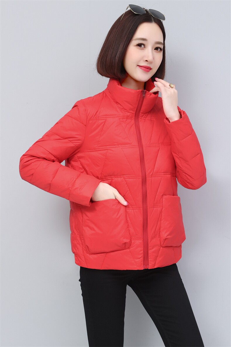 立领羽绒棉衣棉服女冬2022新款休闲小棉袄小个子冬装外套,女装棉衣/棉服,涵誉