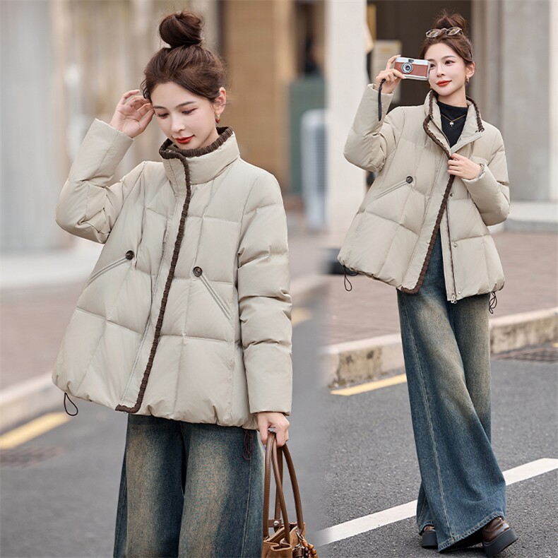2025年冬季新款90白鸭绒休闲外套羽绒服，女装羽绒服，橙子家