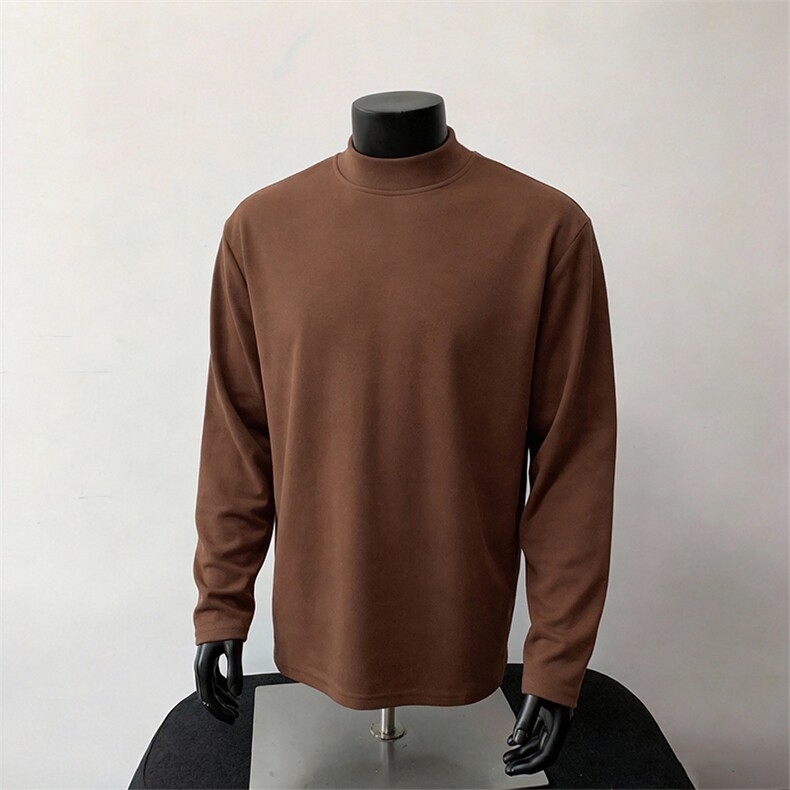 德绒半高领加绒打底衫【现货】C403A-T96-特P12.5加绒-特P20，男装T恤，电商C403A