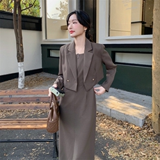 新款25春季西装套装裙631-P165-K238，女装套装/套裙，2C108
