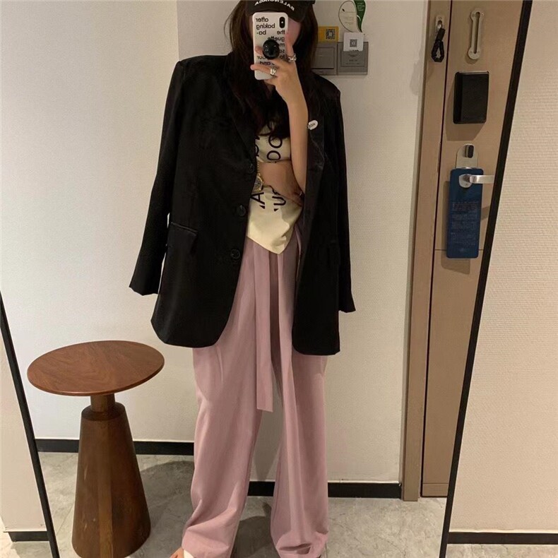 缎面西装，女装西装，XTZ style