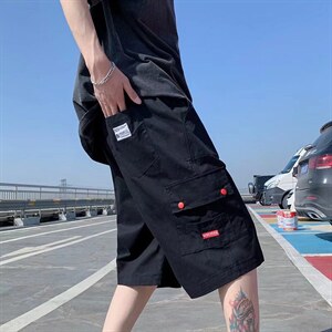 男夏季潮流时尚休闲短裤工装裤D107P34图片