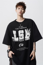 240g美式重磅短袖T恤FSDX248M-5XL特批25无差价控48，男装T恤，电商B219B