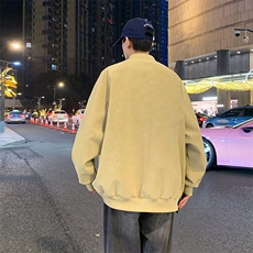 潮流宽松夹克高街潮牌休闲上衣A161-6823-P75，男装皮衣，电商A161