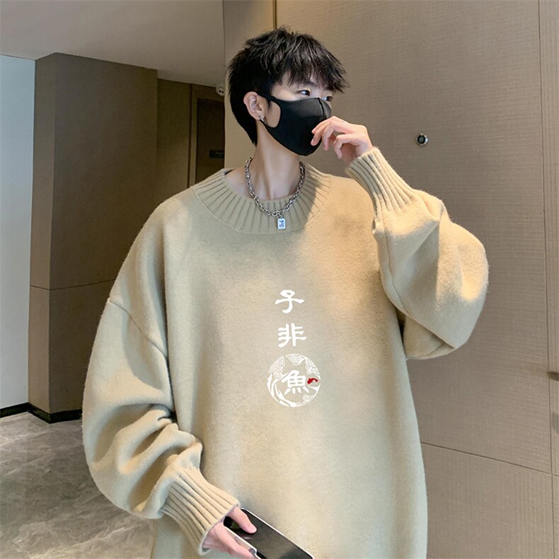 半高领毛衣男士大码针织衫男毛线衣男M18070-P45加绒款-P65,男装针织衫/毛衣,电商A040