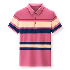 棉质中青年内搭翻领运动吸汗夏季新款休闲时尚百搭上衣服打底汗衫，男装T恤，电商B212（原钱塘6029）