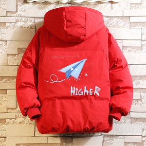 控128加绒面包服男大码羊羔毛衣男MY16270-P100图片