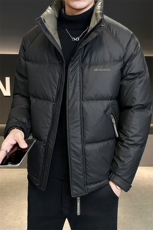 新款拼色立领羽绒服男短款外衣保暖羽绒外套Y611-P165，男装羽绒服，电商A237
