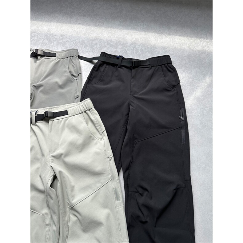 高品户外立体裁剪多功能软壳技能冲锋裤男女防水工装裤A1042-P85,男装工装外套,星座1505
