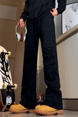 高品质B221美式ins高街暗黑宽松微喇牛仔裤LK24339-P60控78，男装牛仔裤，电商B221