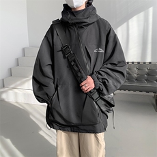 8XL-M特大码春季Cityboy宽松冲锋衣夹克男女上衣外套男JK1310P85，男装夹克，电商D206-1
