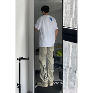 B221 美式ins高街小众拉链直筒牛仔裤 LK23028-P60 控78图片