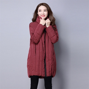 棉衣/棉服 简约 甜美 清新 韩版 长袖 中长款 百搭 纯色 韩版 可爱 2020年冬季图片