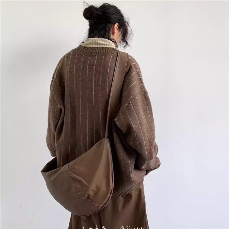 1506-1/ZYM011/P60日系复古暗条纹开衫毛衣男潮牌潮流宽松针织衫,男装针织衫/毛衣,星座1506-1