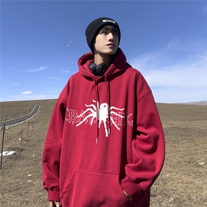 秋季加绒卫衣男宽松连帽外套D329-QM640-特P50-控88图片