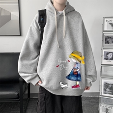 连帽卫衣男大码胖子帽衫大号运动服WY2415-P35，男装卫衣，电商A040