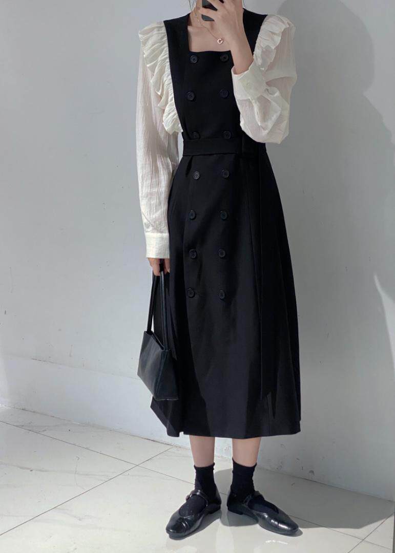 拼接连衣裙，女装连衣裙，驿谷