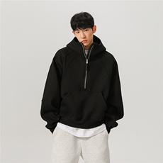 高品质cleanfit450g重磅套头版拉链卫衣外套TTTB17-特P78控128，男装卫衣，星座1315