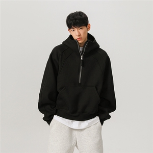 高品质cleanfit 450g重磅套头版拉链卫衣外套 TTTB17-特P78控128图片