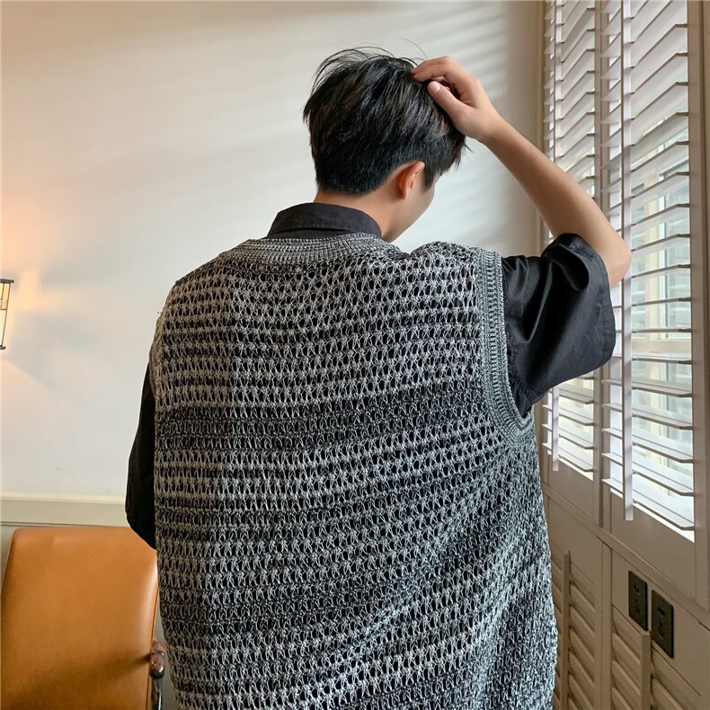 男夏季百搭潮流时尚冰爽丝背心JY42P38,男装背心/马甲,星座1116-2