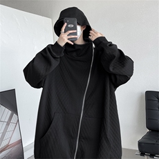 WY8119/P65秋装新款连帽卫衣男款oversize潮牌美式高街外套男上衣，男装卫衣，电商A141
