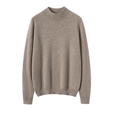 2025年秋季通勤时尚百搭通勤休闲半高，女装羊绒衫，朝思纯山羊绒