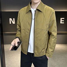 设计感工装夹克短款翻领时尚简约百搭潮流上衣男JK9216P95控138，男装夹克，星座914