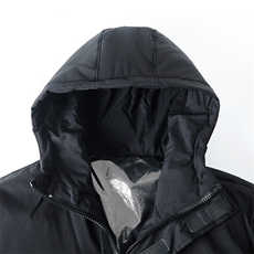 男士连帽羽绒服厚款保暖纯色外套2023年冬季新款商务休闲中年男装，男装羽绒服，电商B212（原钱塘6029）