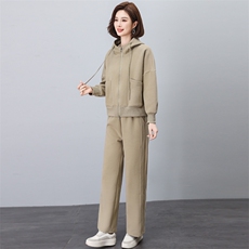 2025春秋季新款时尚休闲气质个性减龄休闲套装，女装套装/套裙，独衣靓