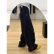 K858-加绒P65常规P45男宽松直筒休闲裤加绒加厚百搭休闲阔腿裤，男装休闲裤，电商B327