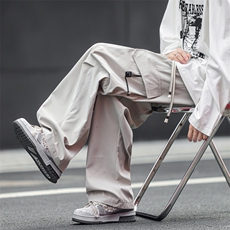 春夏新款微弹面料伞兵工装裤潮牌弯刀休闲裤子男8226-特批38控68，男装休闲裤，电商C305A