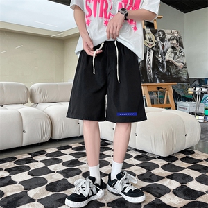 DK39202-P15 港风休闲短裤男士大码运动五分裤男中裤男马裤图片
