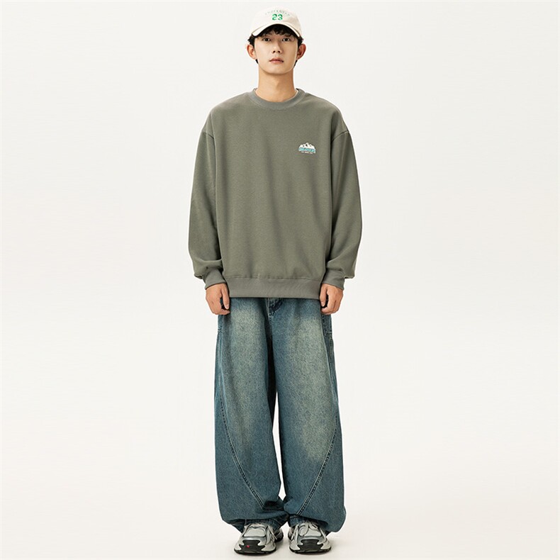 2025秋季新款男装日系潮牌宽松卫衣休闲外套WY616-F69,女装短外套,电商A101（原外27）