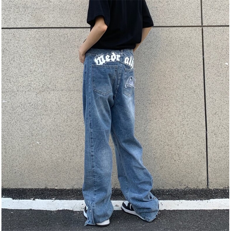 美式牛仔裤男款秋季长裤潮 NB76 P65图片