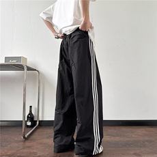 美式街头休闲长裤夏季透气高密塔丝隆立体包边百搭男女潮运动裤，女装休闲裤，四季星座505