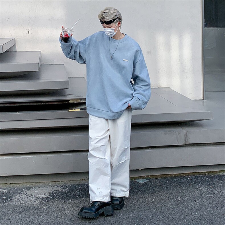 鹿皮绒春季新款外套男卫衣W019P52,男装卫衣,星座1116-2
