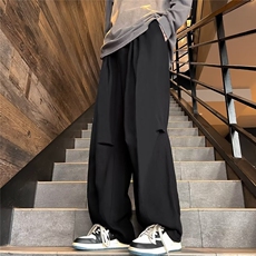 工装裤男冰丝cityboy长裤夏季薄款百搭休闲裤子男生免烫K2820，男装休闲裤，星座1116A-1（原606A）