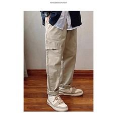 纯棉工装裤男士夏季新款宽松直筒长裤男款运动休闲裤子，女装休闲裤，星座1210-1
