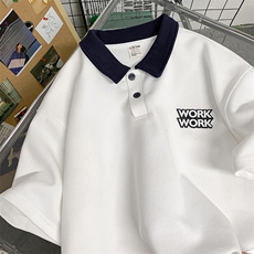 POLO衫280g重磅抖音高品质短袖男T恤X416b-1-DT388-P45限58，男装T恤，星座416B-1