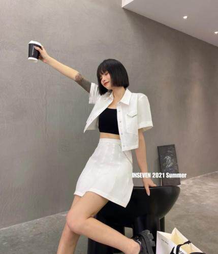 现货夏季新款套装，女装职业装，INSEVEN