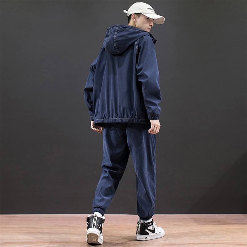 春秋套装男一套宽松夹克外套2021新款DS585T,男装夹克,电商A102