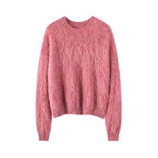 秋季新款纯色针织圆领针织套衫休闲，女装羊绒衫，臻维羊绒